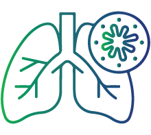Abnormal changes in lung, spleen, gut, and genitals