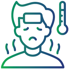 Signs and symptoms of toxoplasmosis