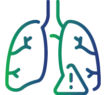 Scarring of the lungs