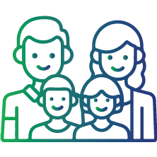 Who have family history of heart disease