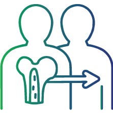 Weakened immune system due to organ or stem cell transplant