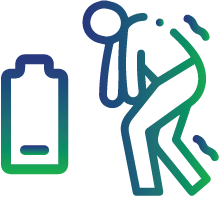 Tiredness after coughing fits