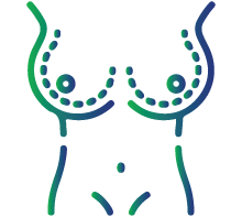 Decreased breast size