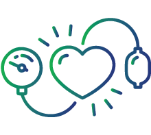 Drop in blood pressure