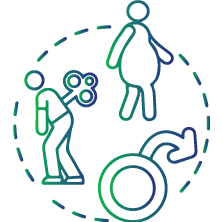 To evaluate androgen deficiency or excess related to gonadal function, adrenal function, or tumour activity