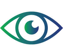 Dark spots on the white of the eye and cornea