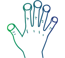 Irreversible clubbing of fingers and toes