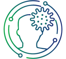 Inflammation in the brain ( meningoencephalitis)