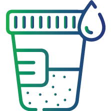 Having dark-coloured urine
