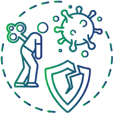 Have a compromised immune system due to various factors, such as a health condition like HIV, specific medications, or treatments like chemotherapy for cancer