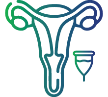 Tissue resembling a clot passing through the vagina