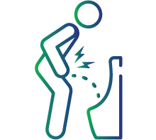 Painful or difficult urination