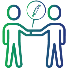 Shared needles, syringes, or  other drug injection equipment