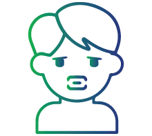 Swelling of the lips, tongue, or throat