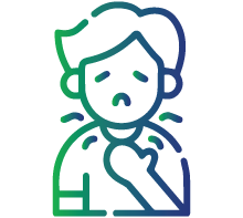 Sore throat (oral herpes)