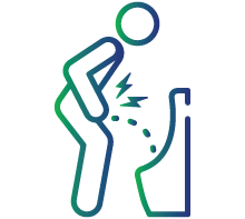 Painful or difficult urination
