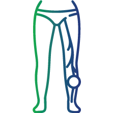 Has a history of blood clots