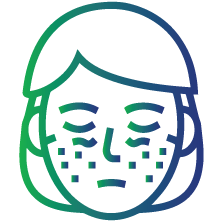 A person suffering from autoimmune diseases such as lupus