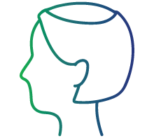 Hair loss on the head