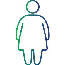 Obese or overweight individuals