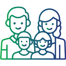 Has a family member who suffers from a protein C deficiency