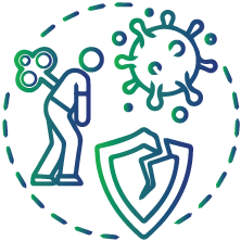 Weakened immune system due to autoimmune disorders, organ transplant or cancer treatments