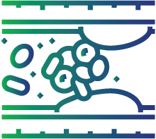 Unusual blood clots in the veins and arteries