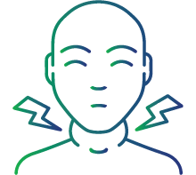 Swollen lymph nodes in the neck