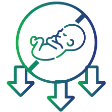 Has repeated miscarriages