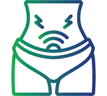 Persistent pain in the back, legs, or pelvis