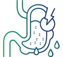 Bleeding from mucous membranes  (e.g. Inside the gastrointestinal tract)