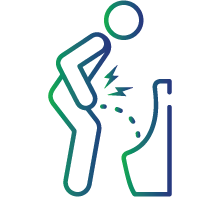 Difficulty in passing urine
