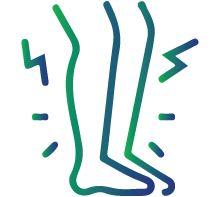 Muscle weakness or cramps (Hypokalemia, Low Potassium)