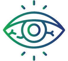Jaundice (yellowing of skin and eyes, in cases with bile duct obstruction).