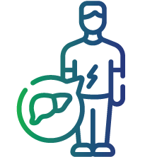 Patients with chronic liver disease