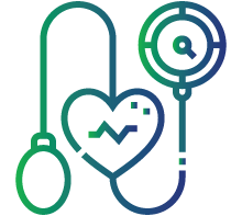 Resistant hypertension (uncontrolled high blood pressure despite medication)