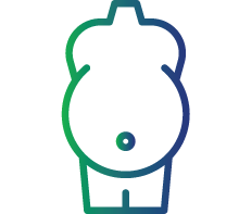 Ascites or fluid accumulation in the abdomen