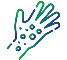 Itchy rash (Red spots that turn into fluid-filled blisters, then scab over)