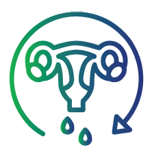 In cases of heavy menstruation or irregular periods