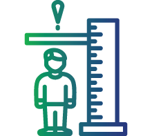 Delayed growth in children.