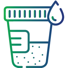 To detect hemosiderin in a urine sample