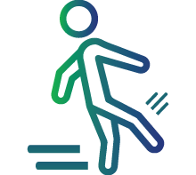 Cerebellar ataxia (loss of coordination and balance)