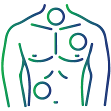 To see if the cancer has spread to surrounding tissues in the body