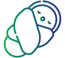 Signs of cystic fibrosis in newborns, such as salty-tasting skin or difficulty breathing