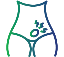 Hernia near the navel