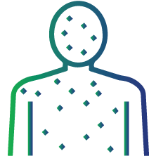 As a screening test for individuals suspected to have an autoimmune blistering disorder of the skin