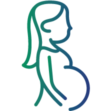 For assessing the risk of having babies with potential birth defects such as Down syndrome among preganant women