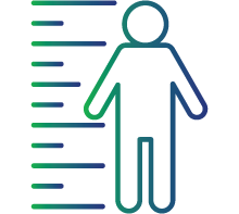 Slowed growth rate and short stature