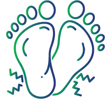 Sudden numbness of the face, arm, or leg