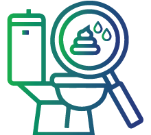 Blood in urine or stool